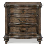 Homelegance - Heath Court Night Stand In Brown Oak - 1682-N