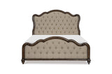 Homelegance - Heath Court Eastern King Bed In Brown Oak - 1682K-1Ek
