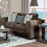 Pauline - Sofa & Loveseat - Charcoal - Home Elegance USA