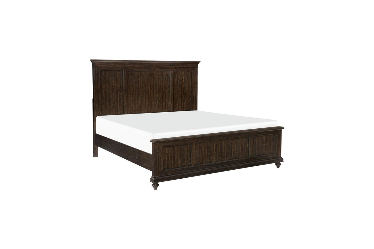 Cardano Eastern King Bed In Driftwood Charcoal 1689K - 1Ek* | Homelegance | Home Elegance USA