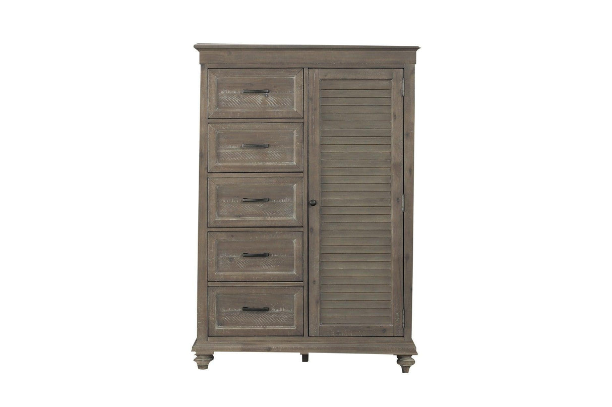 Cardano Wardrobe Chest In Light Brown 1689Br - 10 | Homelegance | Home Elegance USA