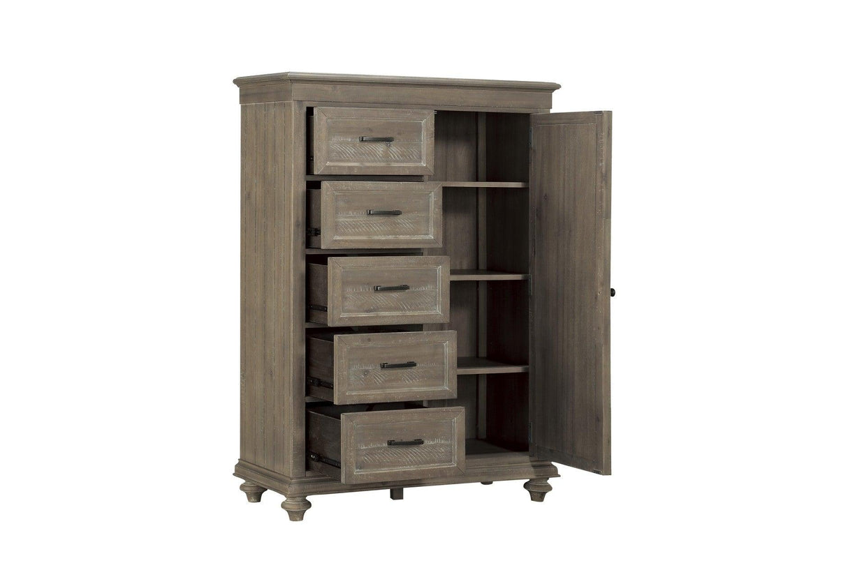 Cardano Wardrobe Chest In Light Brown 1689Br - 10 | Homelegance | Home Elegance USA