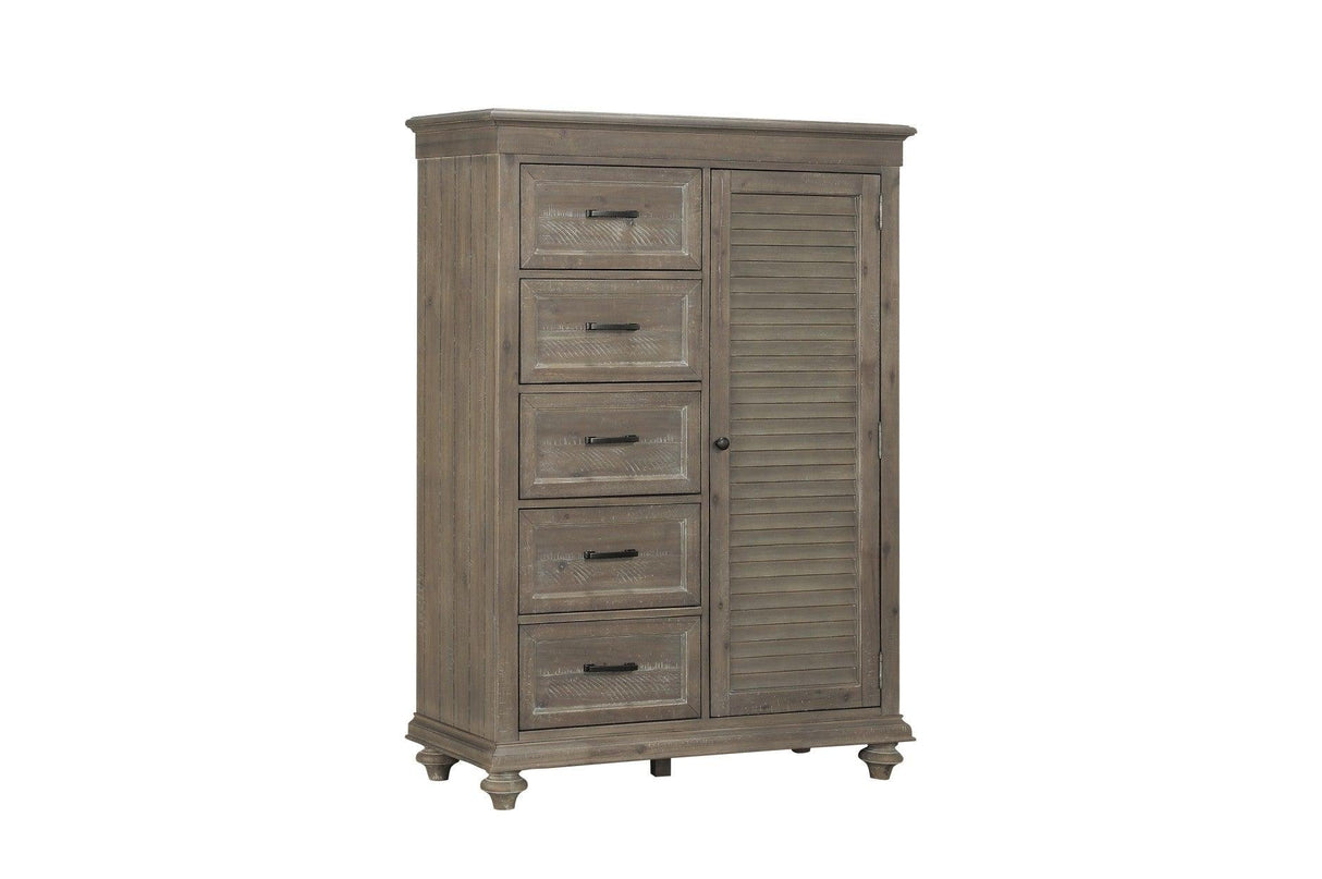 Cardano Wardrobe Chest In Light Brown 1689Br - 10 | Homelegance | Home Elegance USA