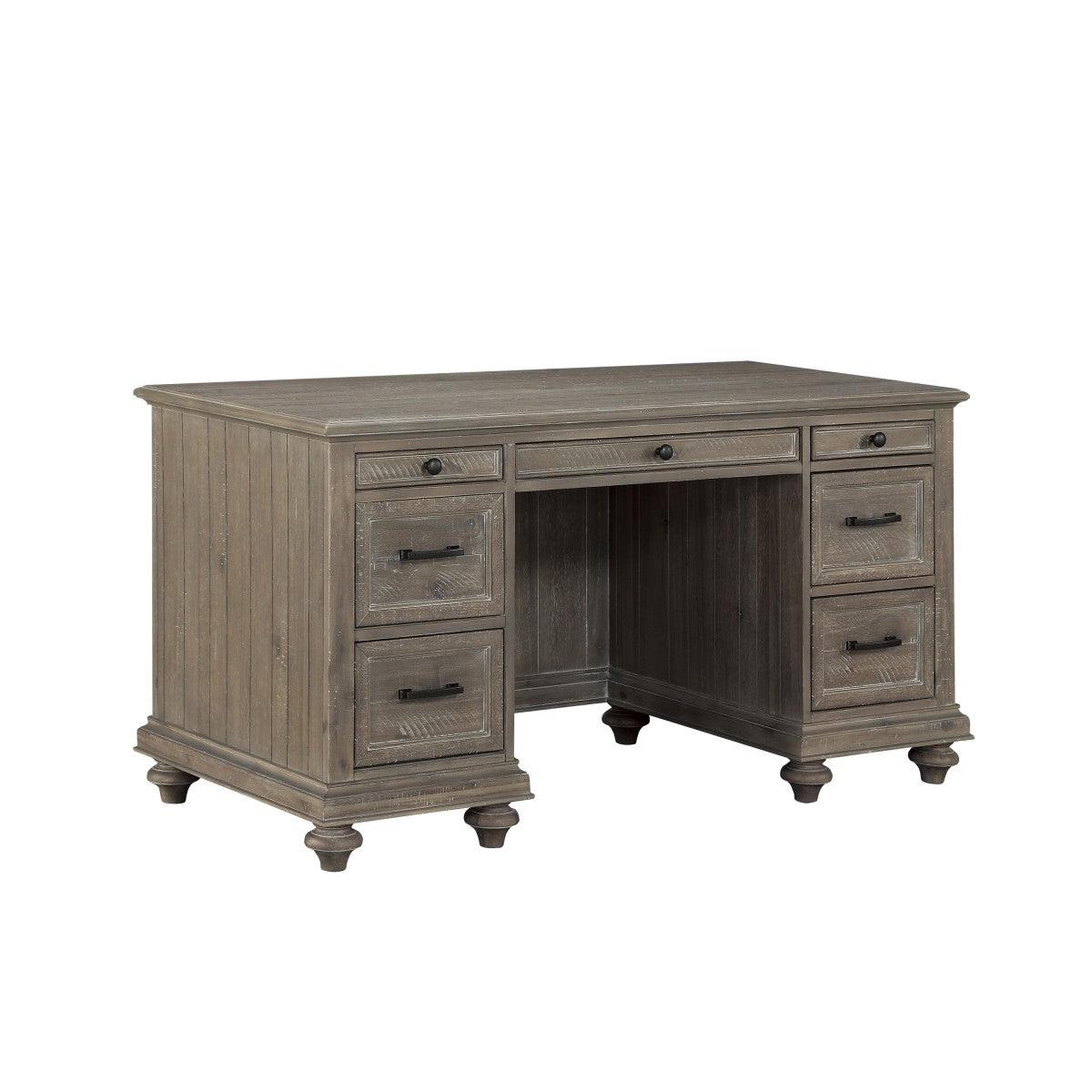 Cardano Executive Desk In Light Brown 1689Br - 17 | Homelegance | Home Elegance USA