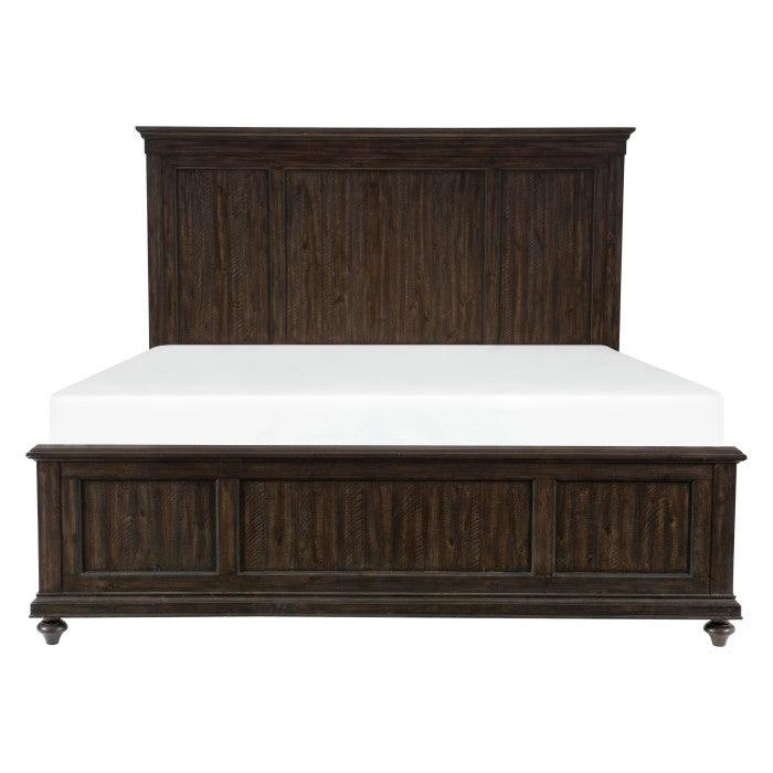 Homelegance - Cardano Queen Bed In Driftwood Charcoal - 1689-1*