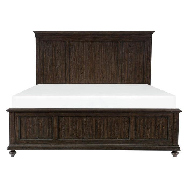 Cardano Eastern King Bed In Driftwood Charcoal 1689K - 1Ek* | Homelegance | Home Elegance USA