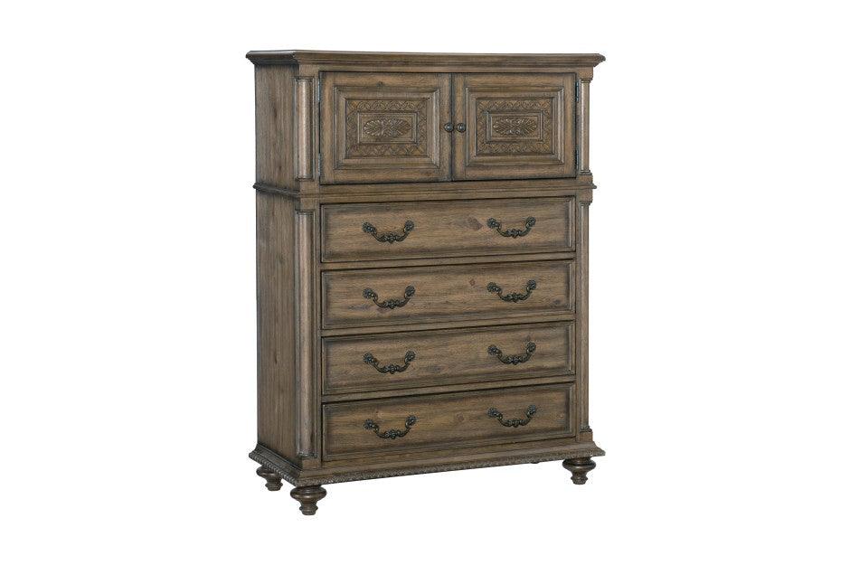 Homelegance - Rachelle Chest In Weathered Pecan - 1693-9