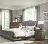 Homelegance - Rachelle 3 Piece Queen Bedroom Set In Gray - 1693-1-3Set