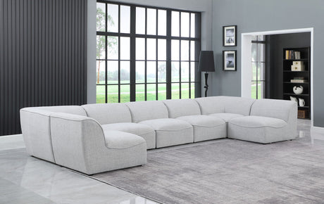 Miramar - Modular Sectional 7 Piece - Gray - Home Elegance USA