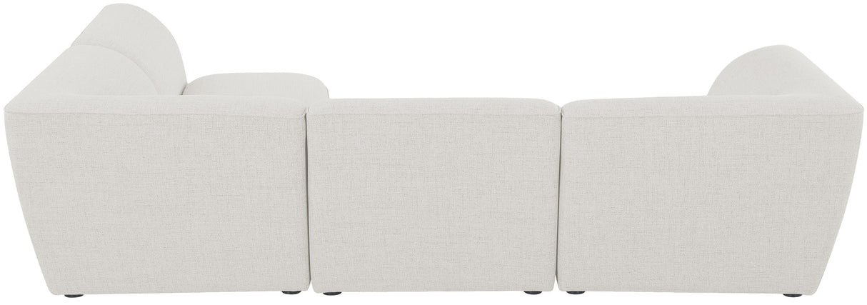 Miramar - Modular Sectional 4 Piece - Cream - Home Elegance USA