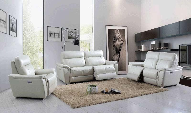 Esf Furniture - 1705 3 Piece Reclining Living Room Set With Electric Recliner - 1705-3Set