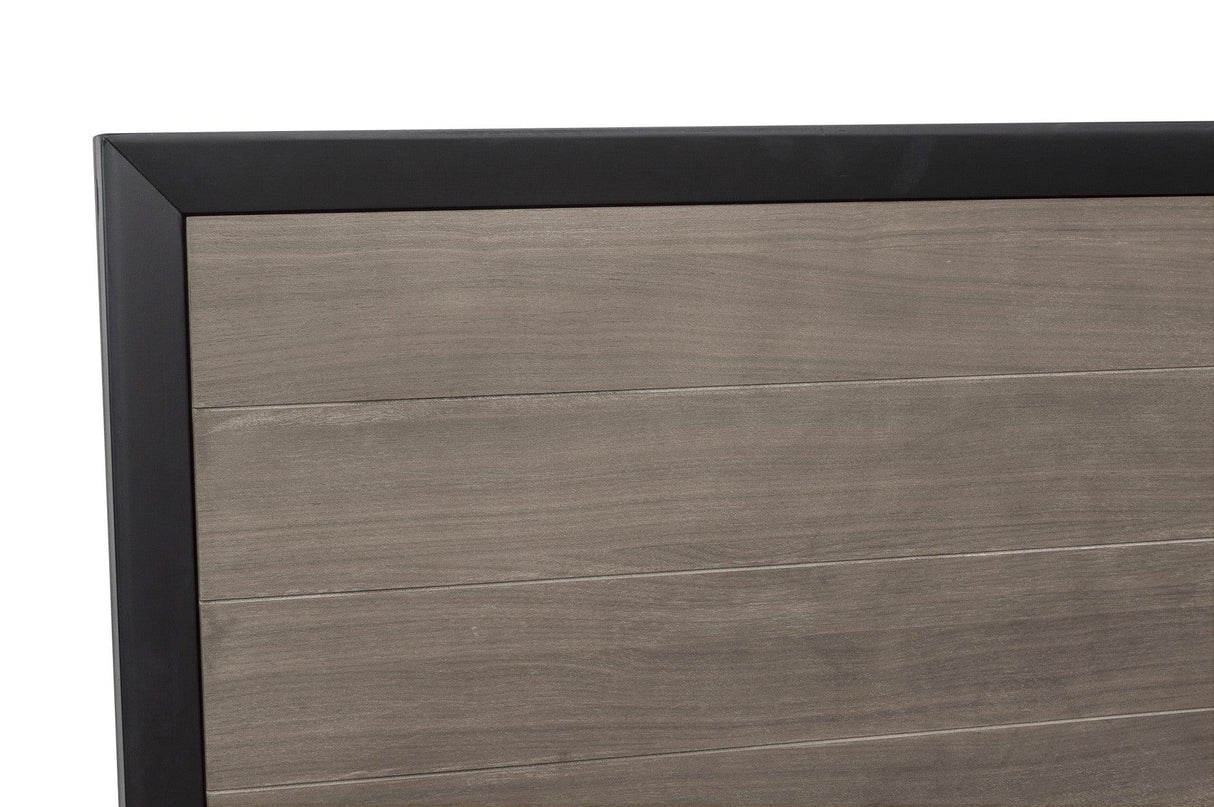 Homelegance - Raku Eastern King Platform Bed With Footboard Storage In Gray And Black - 1711K-1Ek*
