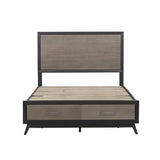 Homelegance - Raku Full Platform Bed With Footboard Storage - 1711Fnc-1