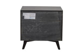 Homelegance - Raku 3 Piece Queen Platform Bedroom Set In Gray And Black - 1711-1-3Set