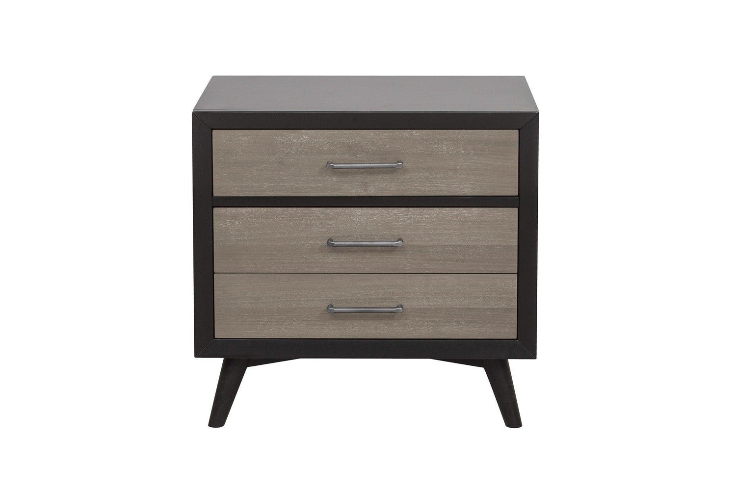 Homelegance - Raku 3 Piece Queen Platform Bedroom Set In Gray And Black - 1711-1-3Set