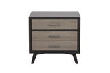 Homelegance - Raku 3 Piece Queen Platform Bedroom Set In Gray And Black - 1711-1-3Set