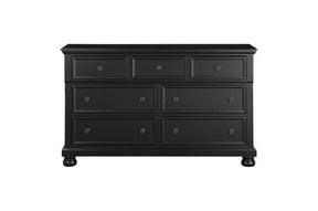 Laurelin Dresser, Hidden Drawer In Black 1714Bk-5 | Homelegance