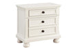 Laurelin Night Stand, Hidden Drawer In White 1714W-4 | Homelegance