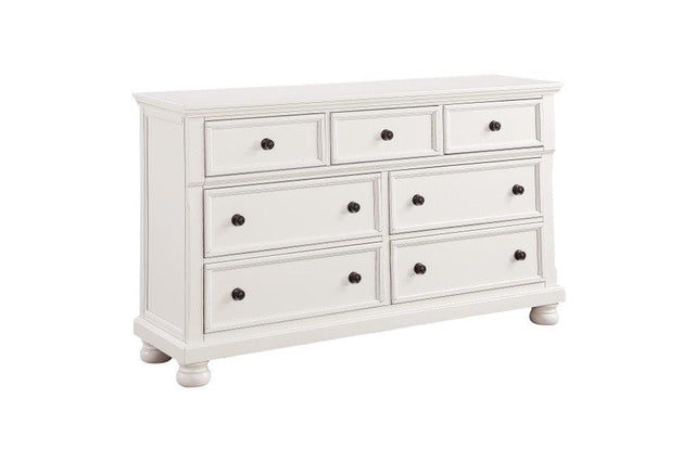 Homelegance - Laurelin Dresser, Hidden Drawer In White - 1714W-5