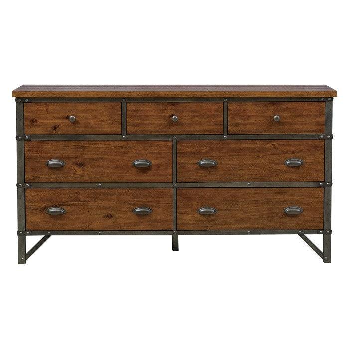 Homelegance - Holverson Brown Milk Crate Dresser - 1715-5