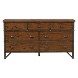 Homelegance - Holverson Brown Milk Crate Dresser - 1715-5