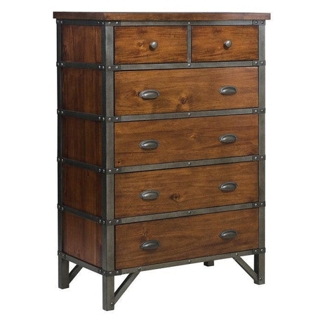 Homelegance - Holverson Brown Milk Crate Chest - 1715-9