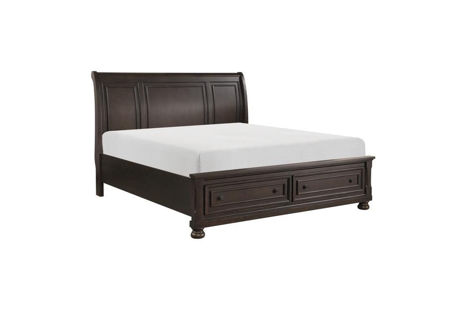 Begonia Eastern King Platform Bed With Footboard Storages 1718Kgy - 1Ek | Homelegance | Home Elegance USA