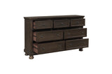 Begonia Dresser With Mirror 1718Gy - 5 - 6 | Homelegance | Home Elegance USA