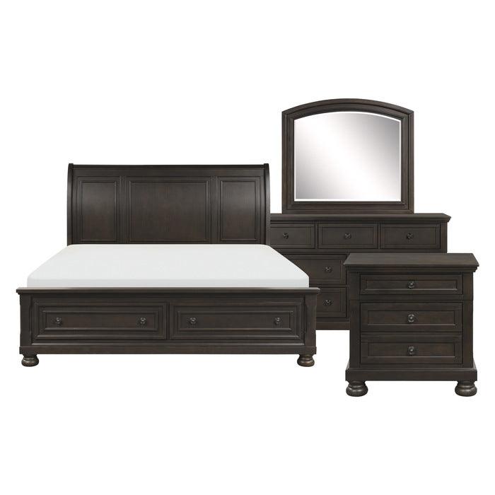 Begonia 4 Piece Queen Bedroom Set 1718Gy - 1 - 4 | Homelegance | Home Elegance USA