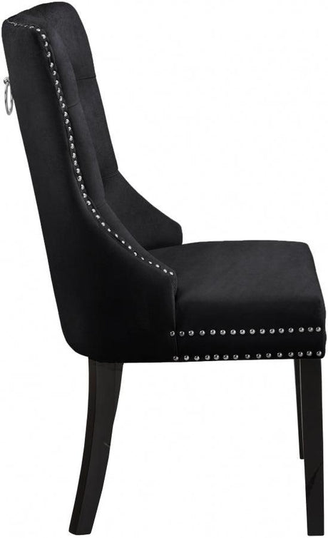 Meridian Furniture - Nikki Dining Chair In Black (Set Of 2) - 740Black-C