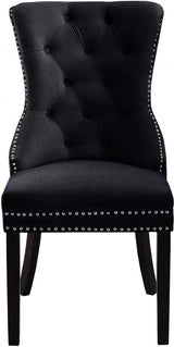 Meridian Furniture - Nikki Dining Chair In Black (Set Of 2) - 740Black-C