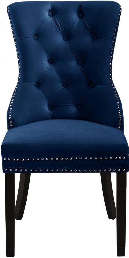 Meridian Furniture - Nikki Dining Chair In Navy (Set Of 2) - 740Navy-C