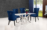 Meridian Furniture - Nikki Dining Chair In Navy (Set Of 2) - 740Navy-C