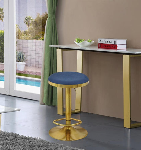 Meridian Furniture - Brody Adjustable Stool Set Of 2 In Navy - 955Navy-C