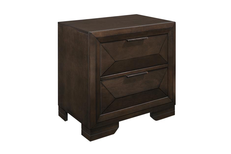 Homelegance - Chesky Warm Espresso 5 Piece Eastern King Platform Storage Bedroom Set - 1753K-1Ek-5
