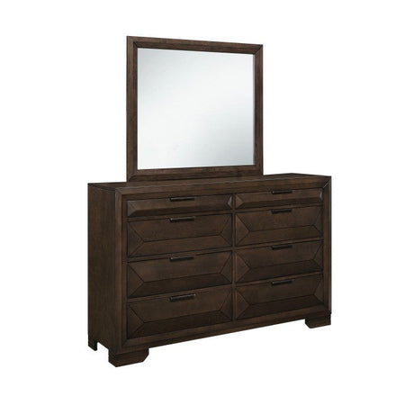 Chesky Warm Espresso 5 Piece Queen Platform Storage Bedroom Set 1753-1-9 | Homelegance