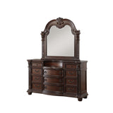 Homelegance - Cavalier Dark Cherry 6 Piece Queen Sleigh Bedroom Set - 1757-1-6