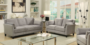 Ysabel - Sofa & Loveseat - Warm Gray