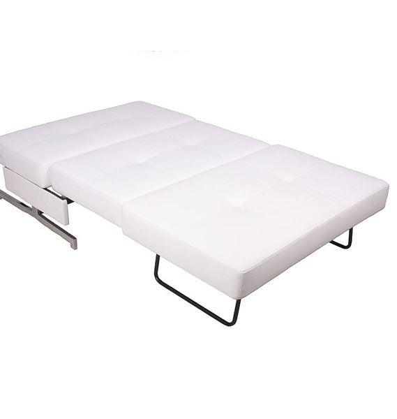 J&M Furniture - Premium Sofa Bed K43-2 In White Leatherette - 176014-W