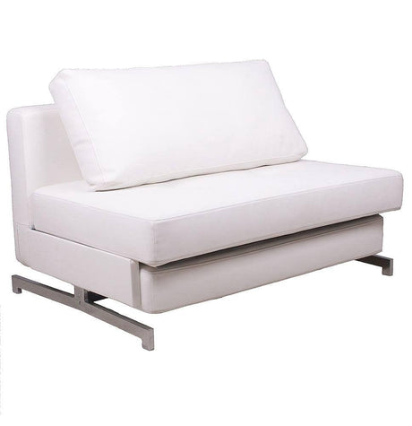 J&M Furniture - Premium Sofa Bed K43-2 In White Leatherette - 176014-W