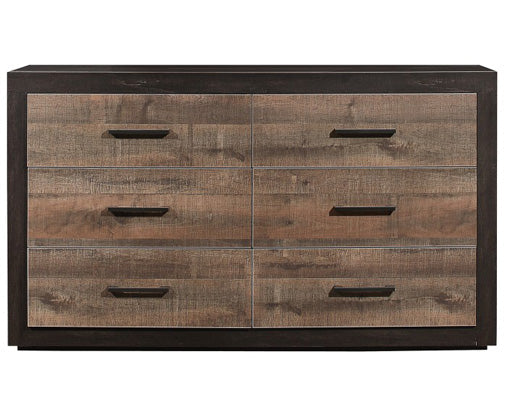 Homelegance - Miter Mahogany And Ebony Dresser - 1762-5
