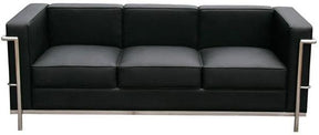 Cour Italian Leather Sofa - 176551-S-Bk | J&M