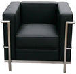 Cour Italian Leather Chair - 176551-C-Bk | J&M