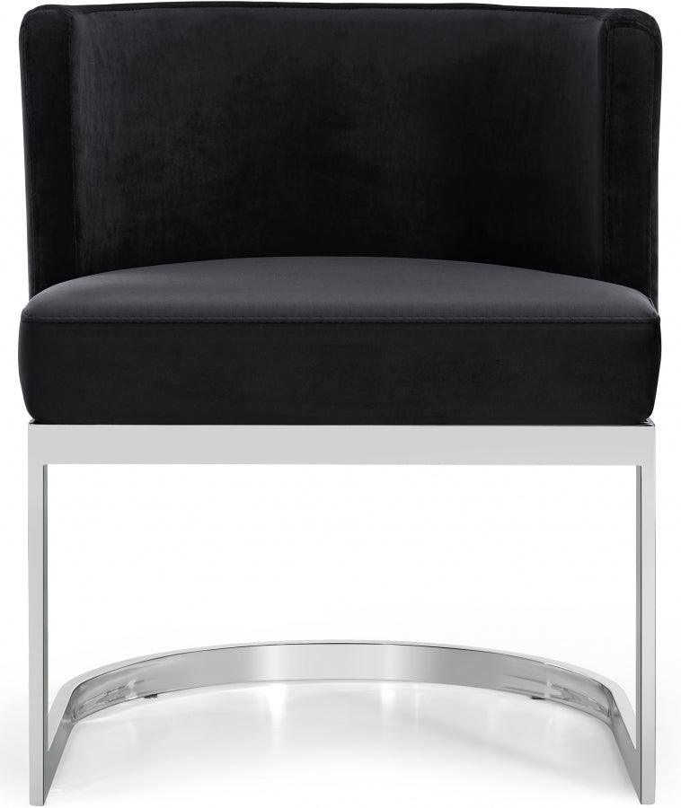 Meridian Furniture - Gianna Velvet Dining Chair In Black (Set Of 2) - 734Black-C