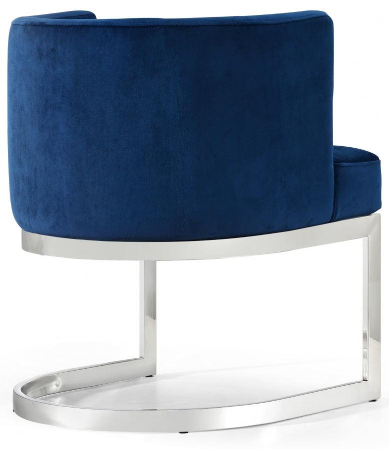 Meridian Furniture - Gianna Velvet Dining Chair In Navy (Set Of 2) - 734Navy-C