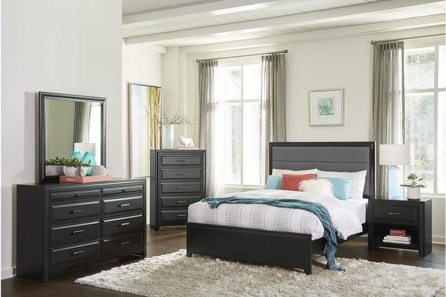 Homelegance - Cordelia 6 Piece Queen Bedroom Set In Espresso - 1517-1-6Set