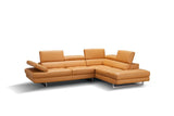 J&M Furniture - A761 Italian Leather Sectional Freesia In Right Hand Facing - 178555-Rhfc