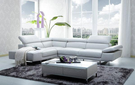 1717 Italian Leather Sectional Left Hand Facing - 178571 - Lhfc | J&M | Home Elegance USA