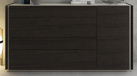 Porto Natural Light Grey Lacquer 3 Piece Eastern King Platform Bedroom Set - 17867-K-3Set | J&M