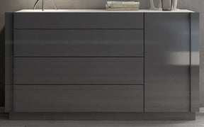 Braga Natural Grey Lacquer Dresser - 178671-D | J&M